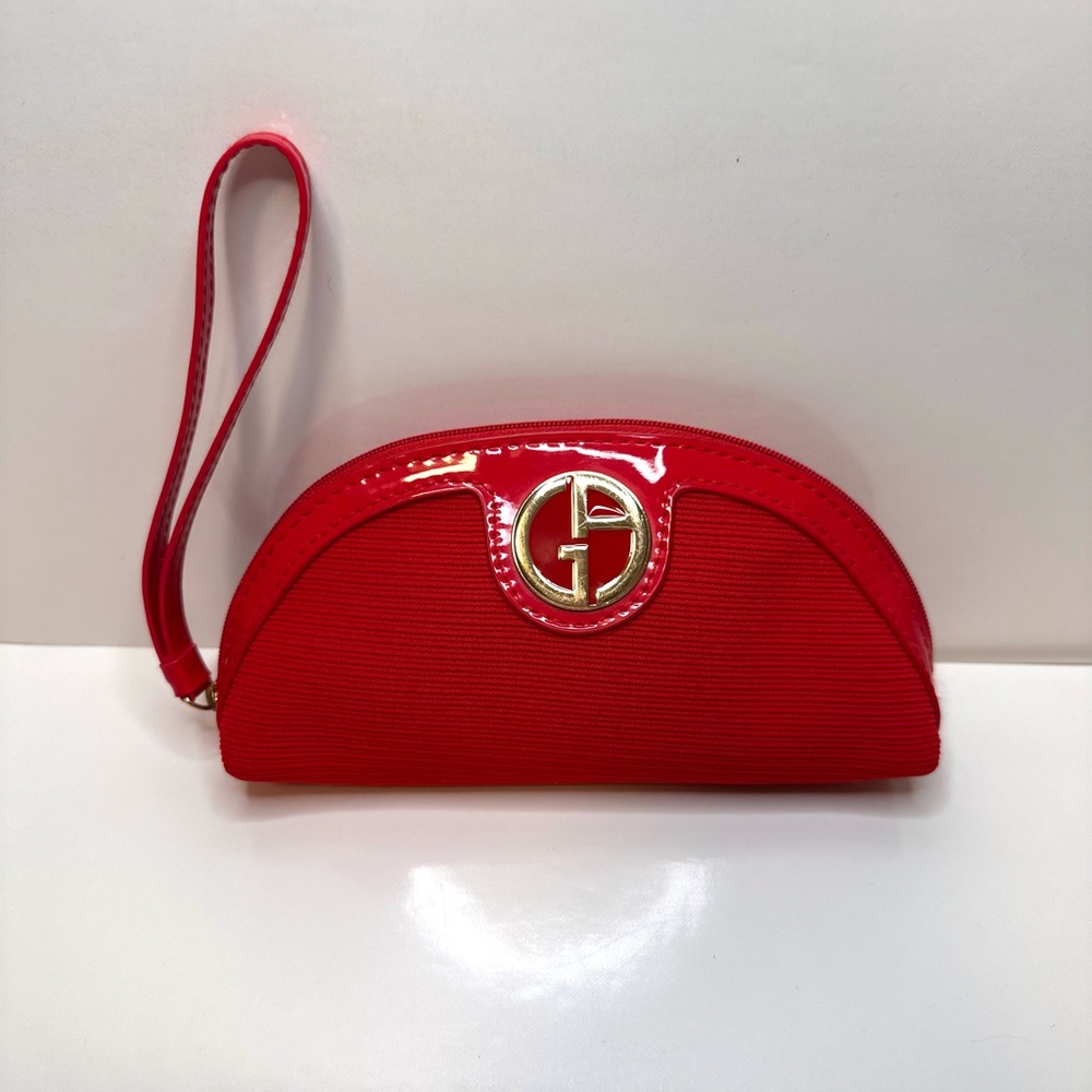 Giorgio Armani Beauty Red Makeup Bag – New